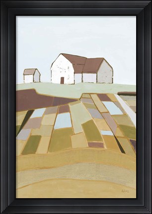 Framed Field of Dreams Neutral Print