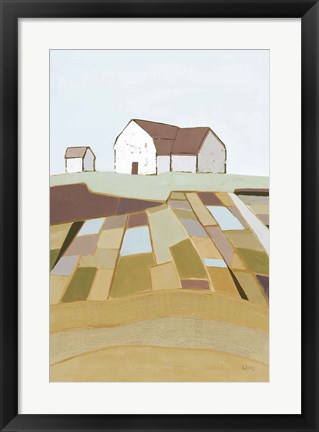 Framed Field of Dreams Neutral Print