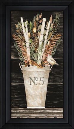 Framed Fall No. 5 Bouquet Print