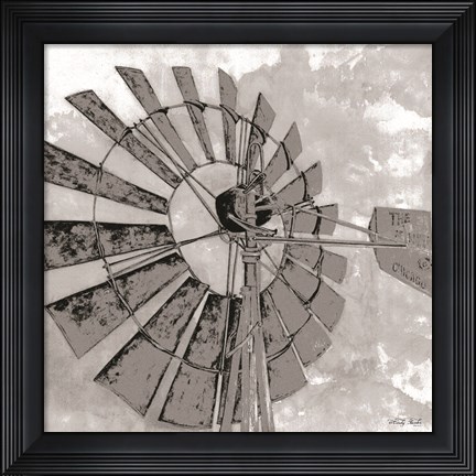 Framed Windmill Print