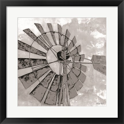 Framed Windmill Print