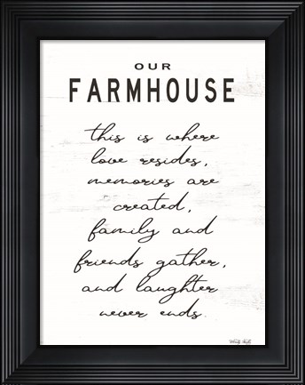 Framed Our Farmhouse Print