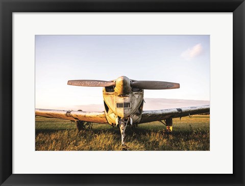 Framed Last Flight I  Hold Print