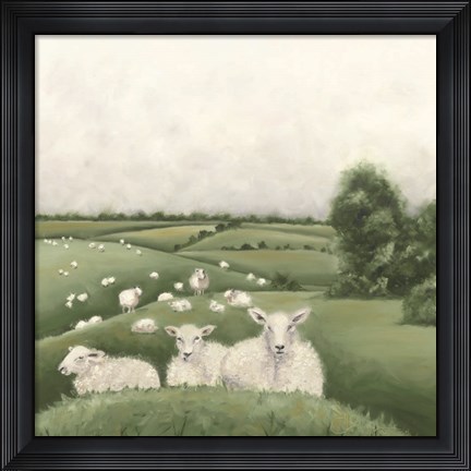 Framed Down on the Farm II Print