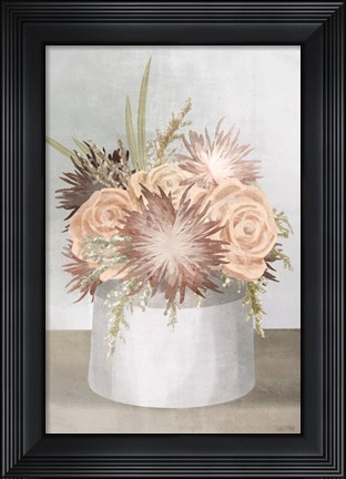 Framed Stoneware Posies II Print
