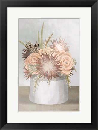 Framed Stoneware Posies II Print