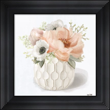 Framed Winter Anemones - Pink Print