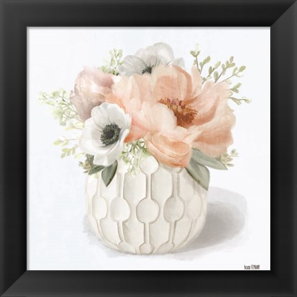 Framed Winter Anemones - Pink Print