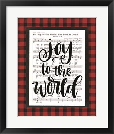 Framed Joy to the World Print