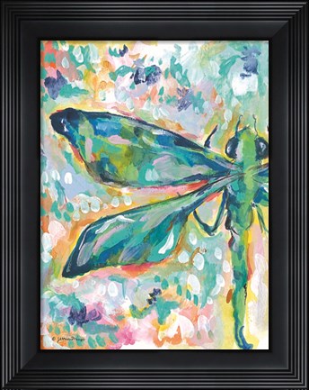 Framed Firefly in Flight Print