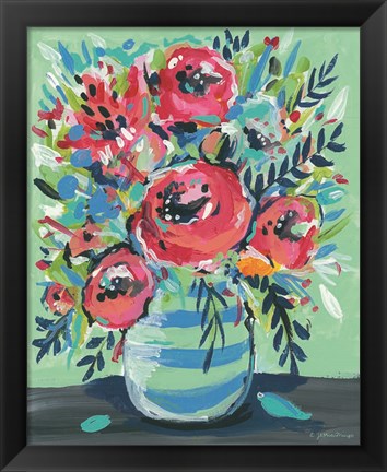 Framed Sophia&#39;s Flowers Print