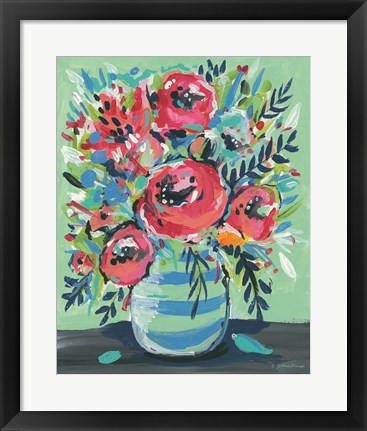 Framed Sophia&#39;s Flowers Print