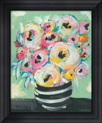 Framed Symphony of Roses Print