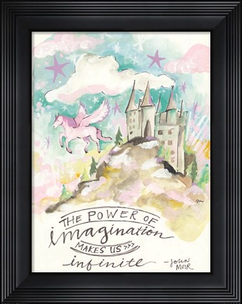 Framed Power of Imagination Print