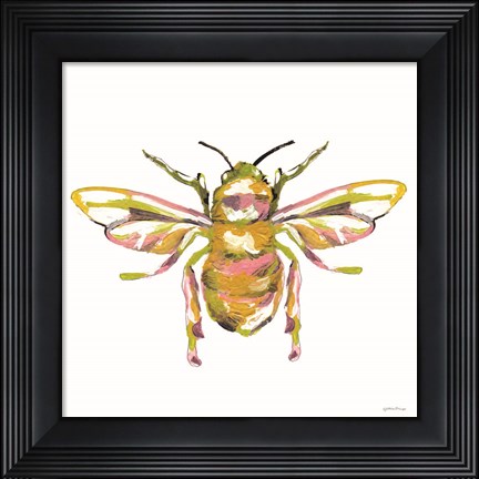 Framed Busy Bee Print