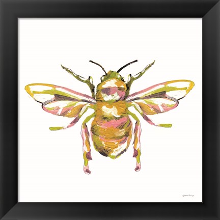 Framed Busy Bee Print