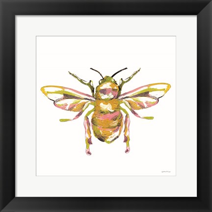 Framed Busy Bee Print