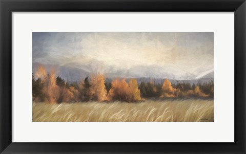 Framed Dillon Dam Fall Colors Print