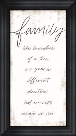 Framed Family - Like Branches of a Tree Print