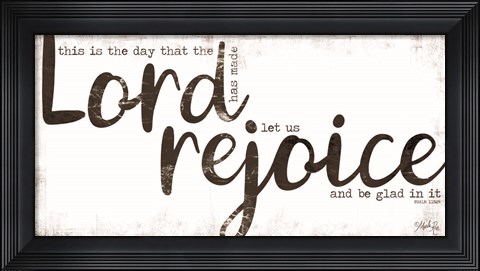 Framed This is the Day the Lord has Made Print