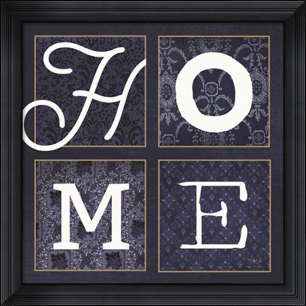Framed HOME Squared Print