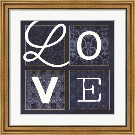 Framed LOVE Squared Print