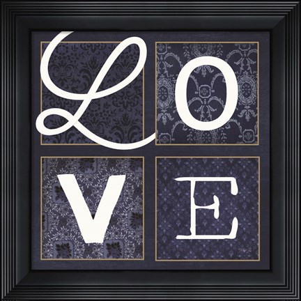 Framed LOVE Squared Print
