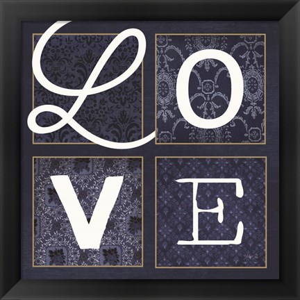 Framed LOVE Squared Print