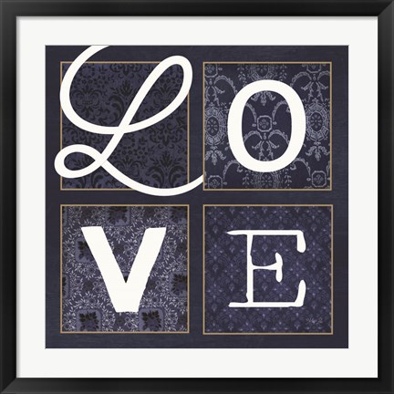 Framed LOVE Squared Print