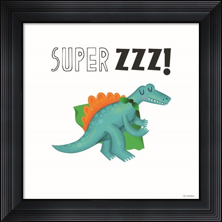 Framed Super ZZZ Print