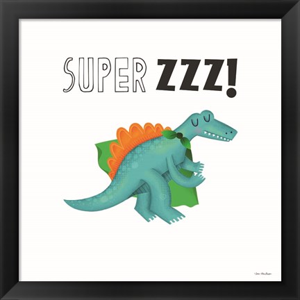 Framed Super ZZZ Print