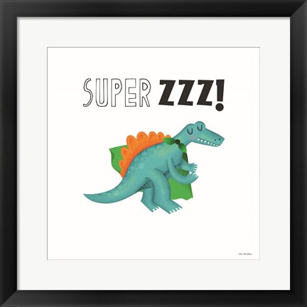 Framed Super ZZZ Print