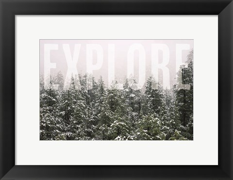 Framed Explore Print