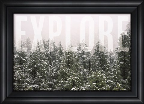 Framed Explore Print