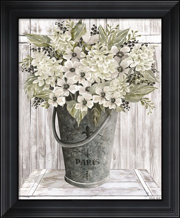 Framed Galvanized Paris Print