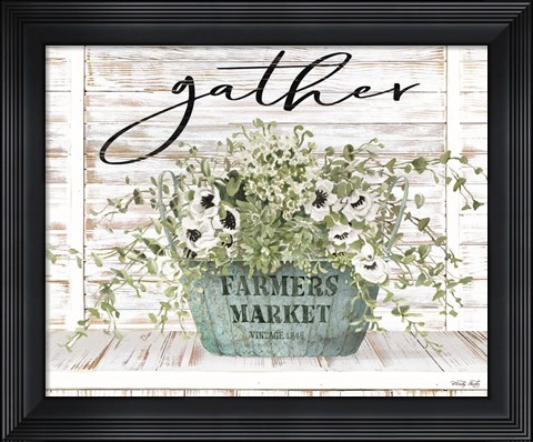 Framed Gather Print