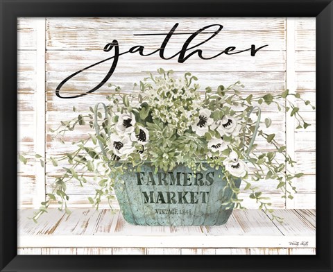 Framed Gather Print