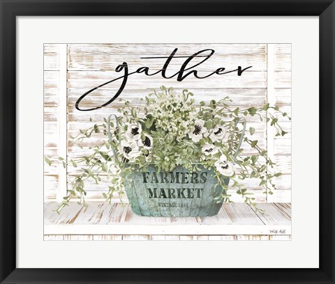 Framed Gather Print