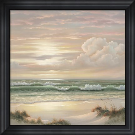 Framed Coastal Dusk II Print
