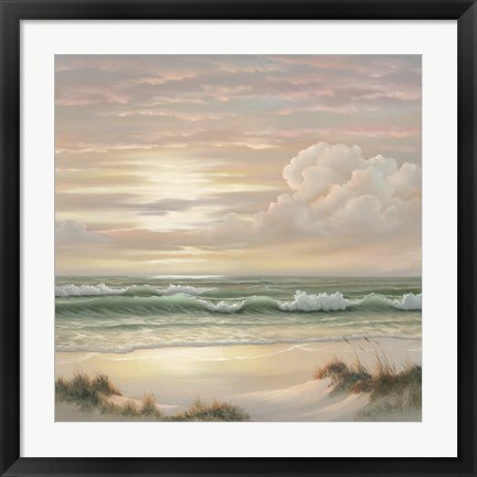 Framed Coastal Dusk II Print