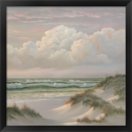 Framed Coastal Dusk III Print