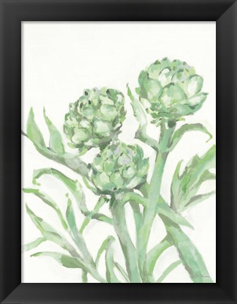 Framed Artichokes Print