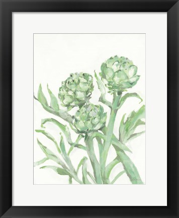 Framed Artichokes Print