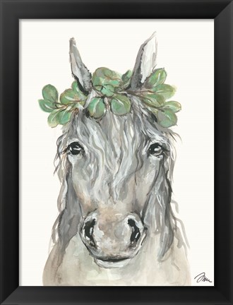 Framed Eucalyptus Horse Print