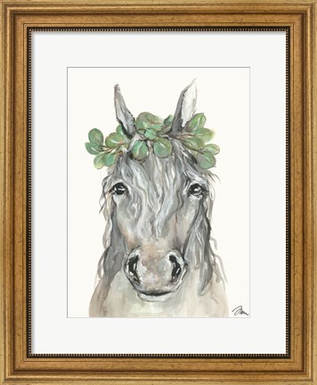 Framed Eucalyptus Horse Print