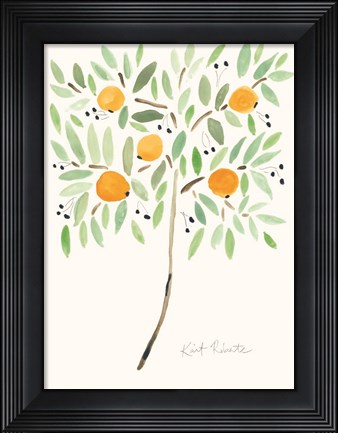 Framed Fruit at the Top of the Tree Print