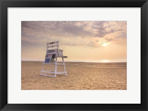 Framed Circles in the Sand Print