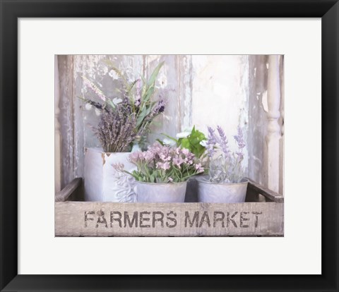 Framed Farmer&#39;s Lavender Print