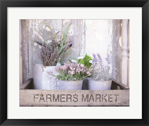 Framed Farmer&#39;s Lavender Print