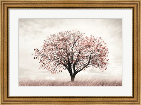 Framed Rose Gold Tree Print